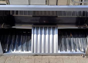 OKAP GASTRONOMICZNY Z FILTRAMI - 130/70/40 CM - M.1548.N.