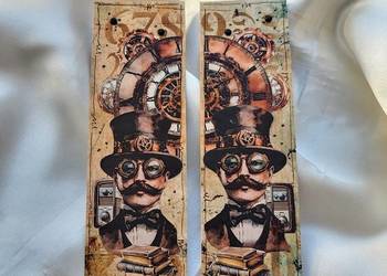Zakładka zakładki do książki męska dla taty dziadka chłopaka steampunk Zakładka zakładki do książki męska dla taty dziadka chłopaka steampunk