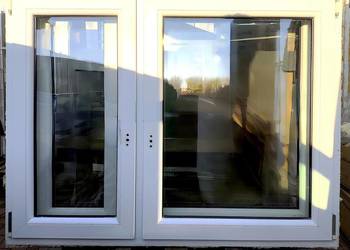 okno pcv 145x112 typowe, używane, okna, otwór 150x120