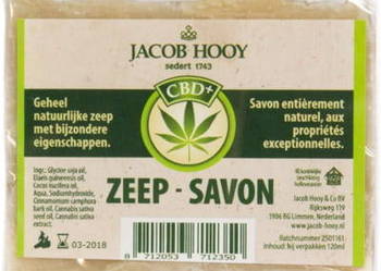 Naturalne mydło konopne CBD Jacob Hooy