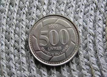 Liban 500 Livres 1996r