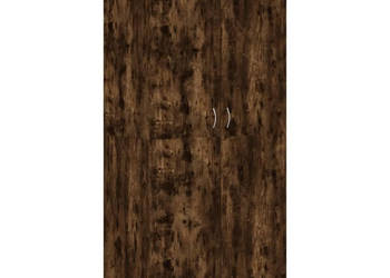 Szafa przydymiony dąb 90x52x200 cm materiał drewnopochodny WM-815354