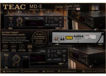 TEAC MD-5 MiniDisc Deck | Po Serwisie | Nagrywanie i Odtwarzanie MD | Audio