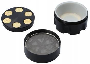 Młynek Do Tytoniu W Kształcie Rewolweru - 3-Częściowy Metalowy