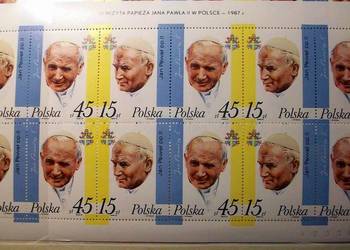 Znaczki polskie rok 1987 Fi Ark 2951 - 2952 z numerem