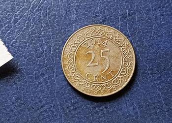 Stare monety 25 cent 2014 Surinam