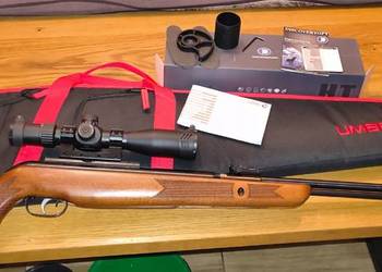 wiatrówka + luneta + montaż + pokrowiec gotowy zestaw