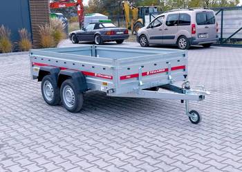 Przyczepka samochodowa TEMARED PRO 2615/2 przyczepa dwuosiowa 264 x 150 cm