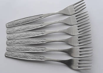 Widelce obiadowe, PNĄCZA, Gerlach, sztućce PRL