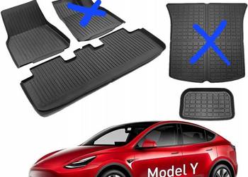 Dywaniki Model Y, akcesoria Modelu Y brak w zestawie jednej maty