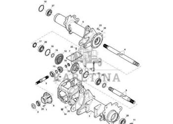 John Deere 960 - Przekładnia zębata stoźkowa CC133868 (Układ napędowy)