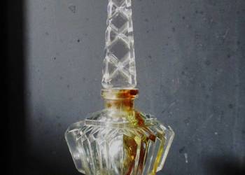 Art Deco Kryształowy Flakon na Perfumy Bohemia