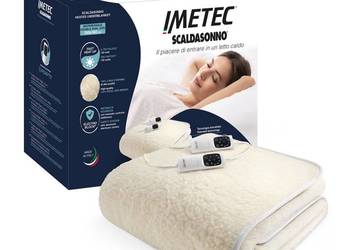 Mata Grzewcza Koc Elektryczny Imetec Adapto 160X150 Biały 150 W