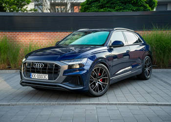 Audi Q8 Matrix |Wentylacja foteli | Kamery 360 | Pneumatyka | krajowy FV m…