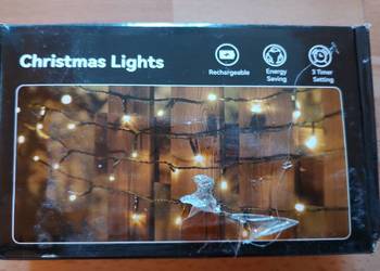 oświetlenie choinkowe marki Christow z diodami LED i funkcją timera