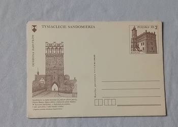 Pocztówka: Ochrona zabytków - tysiąclecie Sandomierza. PPTiT, 1980 r.