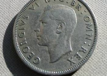WIELKA BRYTANIA-TWO SHILLINGS-1949 r