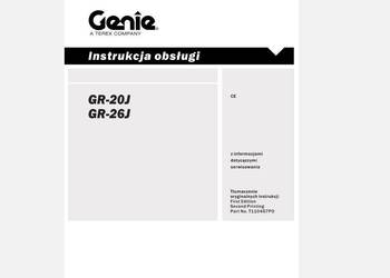 GENIE GRC 12, GR 20 J, 26 J instrukcja dtr PL wysyłka