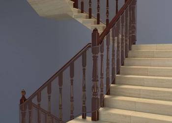 Siatka Ochronna Zabezpieczająca na Balustradę - Brązowa