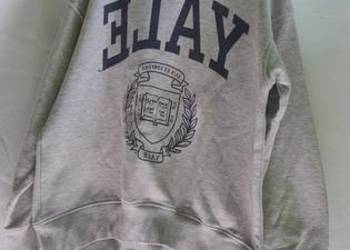 Bluza H&M Oversize YALE z Kołnierzykiem rozmiar 134/140