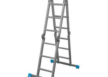 Drabina MacAllister Multi z platformą 4x3 stopnie