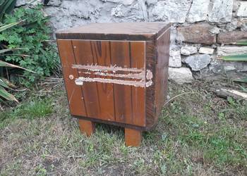 Stara szafka nocna do renowacji zabytek PRL retro vintage