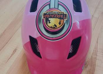 kask hełm ochronny rowerowy dziecięcy różowy roz. 48-52cm