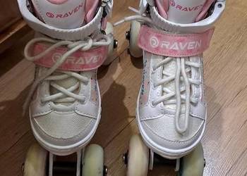 Rolki wrotki RAVEN kauczuk rozmiar 28-32 led