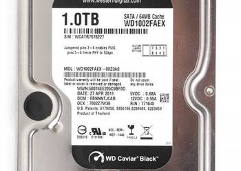 Western Digital BLACK 1.0TB (1000GB) 64mb cache 7200 sataIII