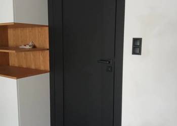 Drzwi bezprzylgowe CZARNE