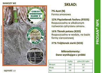Nawóz NPK PROSAN 7-12-14 z Calkorium BB lub worki po 25 kg
