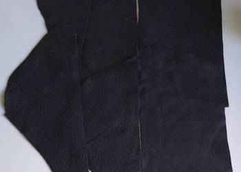 Skóra (386 g) Licowa Włoska 7 kawałków Duże i średnie Czarny