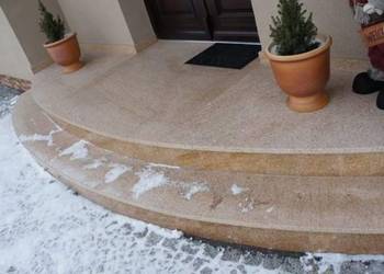 Schody i parapety kamienne Granit marmur