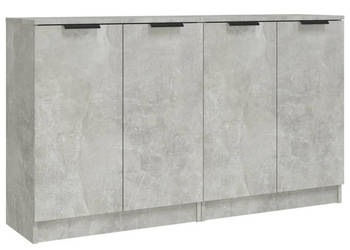 Szafki 2 szt. szary beton 60x30x70 cm materiał drewnopochodny WM-3115775