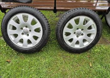 Felgi  z nowymi oponami 5x112 r16 audi VW