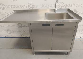 STÓŁ ZE ZLEWEM-P DRZWI SKRZYDŁOWE MIEJSCE POD URZĄDZENIE 140x70x85