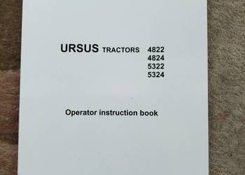 Instrukcja obsługi ciągnika rolniczego Ursus 4822,4824,5322,5324 oryginalna