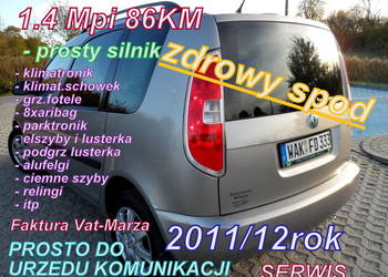 Skoda Roomster 1.4 Mpi 86KM Mpi Klima
