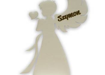 Aniołki Figurki z imionami dzieci.Pierwsza Komunia dekoracje