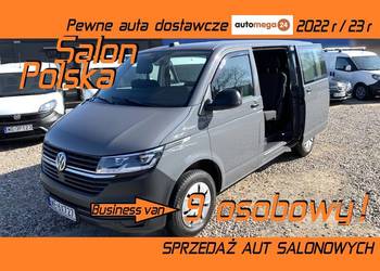 T6 Business VAN 9 osobowy, Salon Polska, Pierwszy Właściciel, Serwis ASO VW