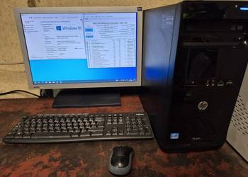 Zestaw Komputerowy HP Pro 3500 Microtower + Monitor + Akcesoria