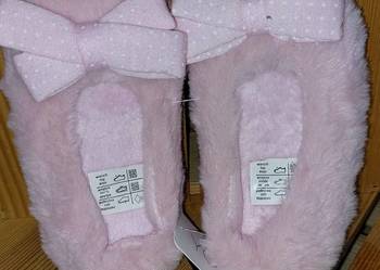 Kapcie baletki cieplutkie - rozmiar 24/25