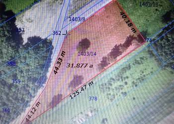 Działka budowlana o pow. 3186 m2