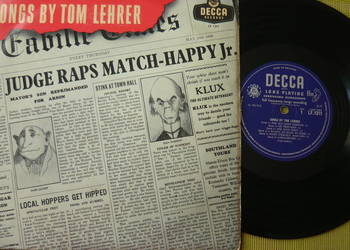 Płyta winylowa Song by Tom Lehrer