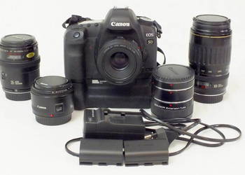 Canon EOS 5D Mark II Przebieg TYLKO 4559 zdjęć! + 4 Obiektywy + makro