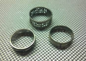 pierścionki, obrączki 3 szt. SREBRO 925 pierścionki, obrączki 3 szt. SREBRO 925