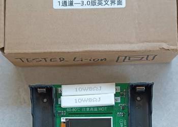 Tester LCD Pojemności i Rezystancji Akumulatorów Ogniw 18650