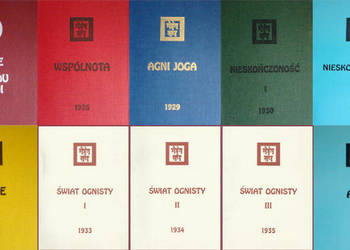 Księgi Żywej Etyki (Agni Joga) komplet z lat 1990.