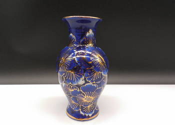 Wazon Kobaltowy – Złote Zdobienia – Thailand