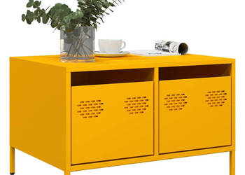 Szafka RTV musztardowa 68x50x435 cm stal walcowana na zimno WM-851241